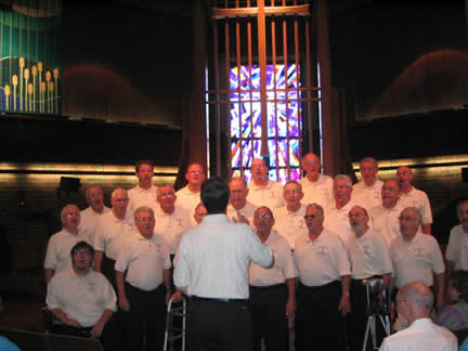 Mankato church sing out August 2006